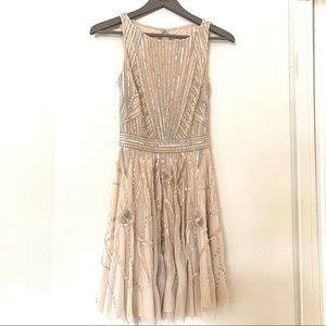 Aidan Maddox Cocktail Embellished Dress